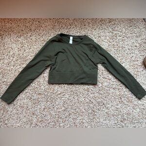 Aerie Offline Cropped Long Sleeve